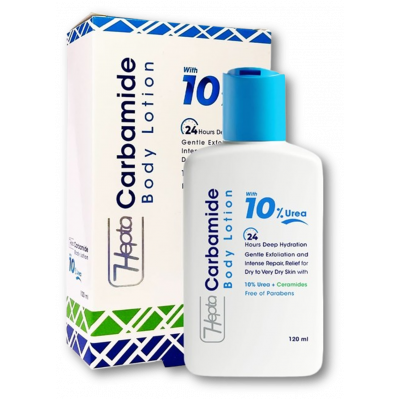 HEPTA CARBAMIDE 10% UREA BODY LOTION 120 ML